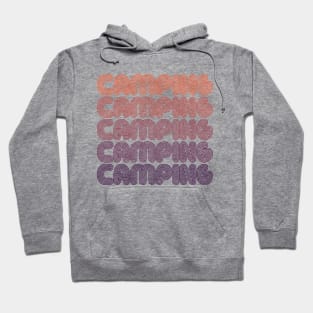 Camping Camper Gift Holiday Vacation Retro Hoodie